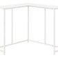 Corner Accent Console Table For Entryway, Unique L-Shaped Design