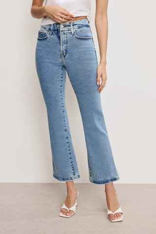 Good American - Good Legs Crop Mini Boot Jeans