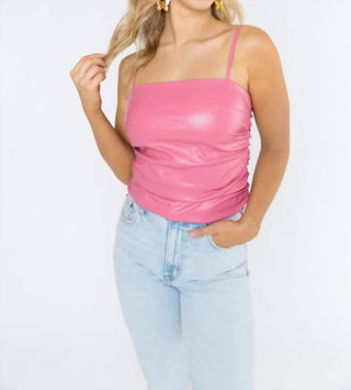 Buddylove - Jolee Vegan Leather Tank Top