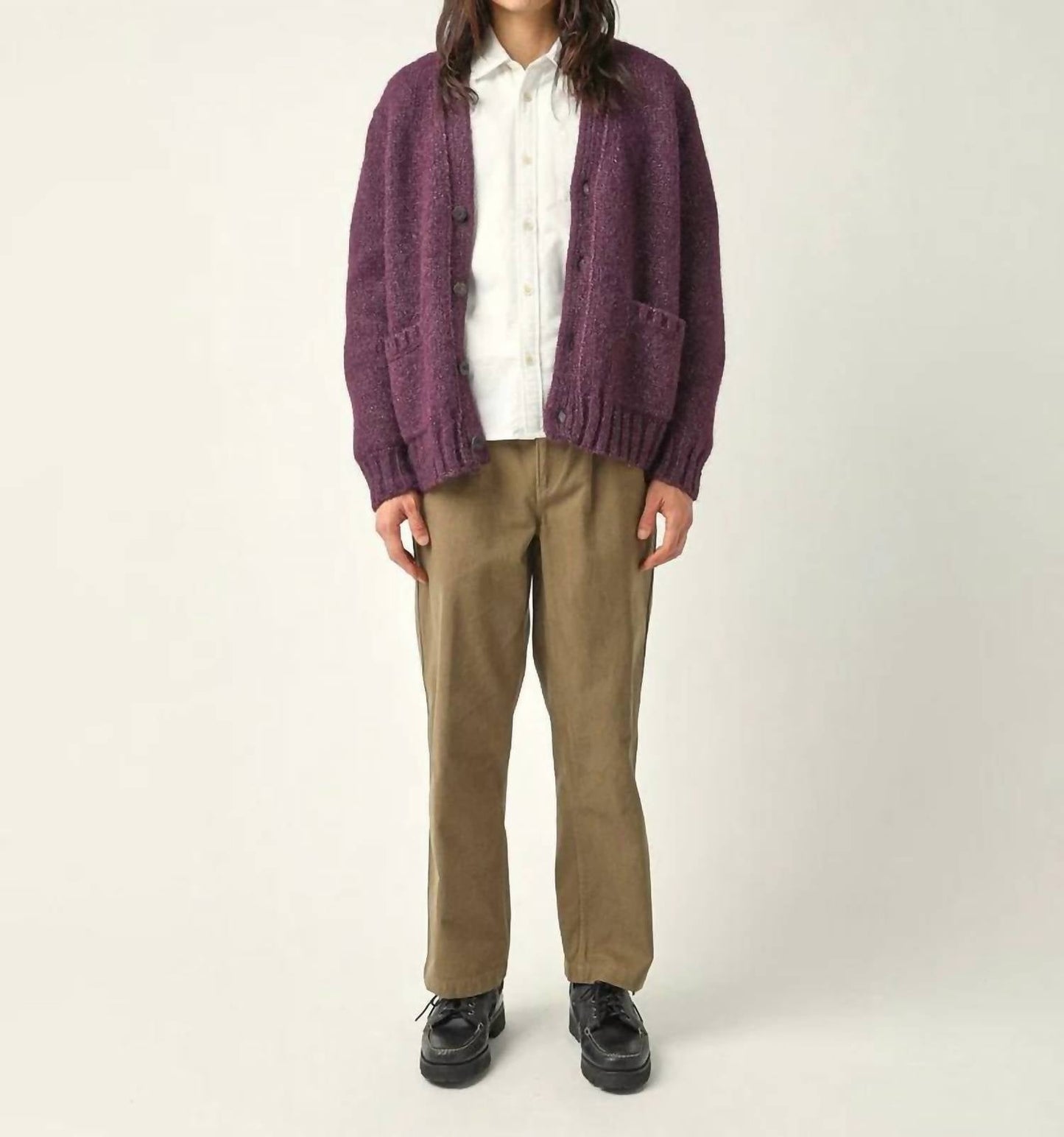 Corridor - Men's Alpaca Lurex Cardigan