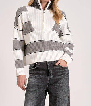 Elan - Sloane High Collar Sweater