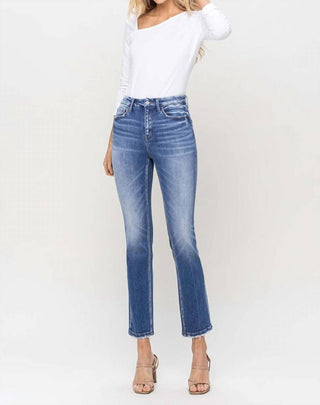 Flying Monkey - Rachel High Rise Slim Straight Jean