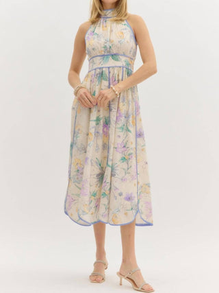 Entro - Kaia Halter Midi Dress