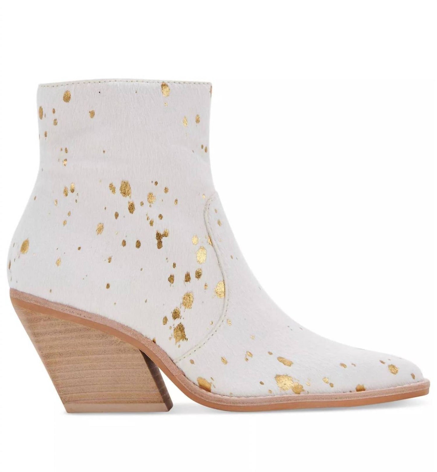 Dolce Vita - Women's Calf Hair Cowboy Booties