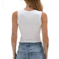 Lna - DEEP U RIBBED TANK TOP