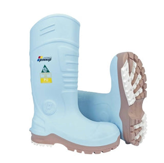 Pinnip - Women's Csa Approved Waterproof Pu Steel Toe Rubber Safety Boots