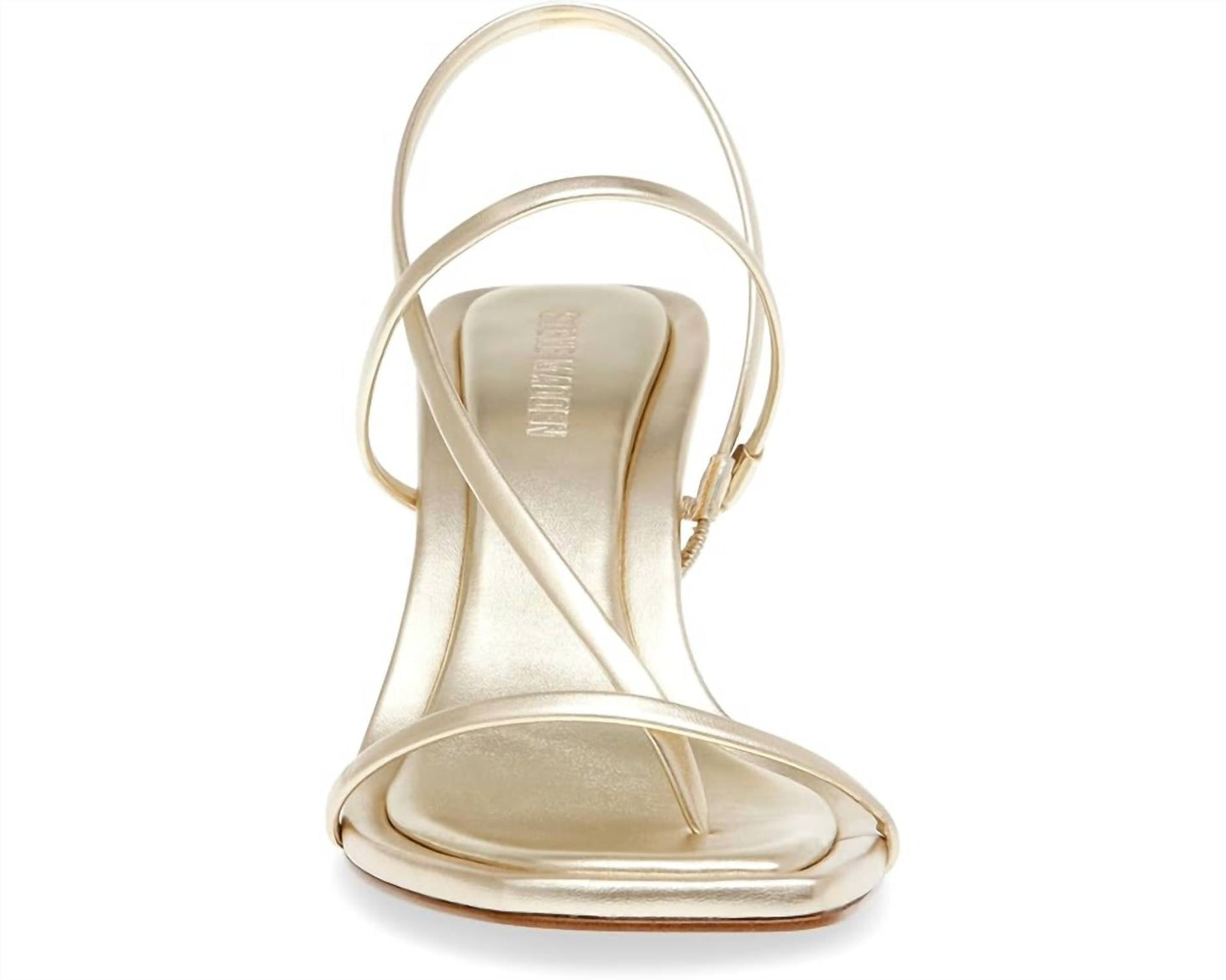 Steve Madden - Women's Locke Leather Strappy Y2k Mid Heels Sandals