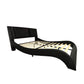 Platform Bed Frame With LED Lighting, tooth Music, Vibration Massage