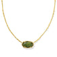 Kendra Scott - Women's Elisa Bamboo Frame Short Pendant Necklace