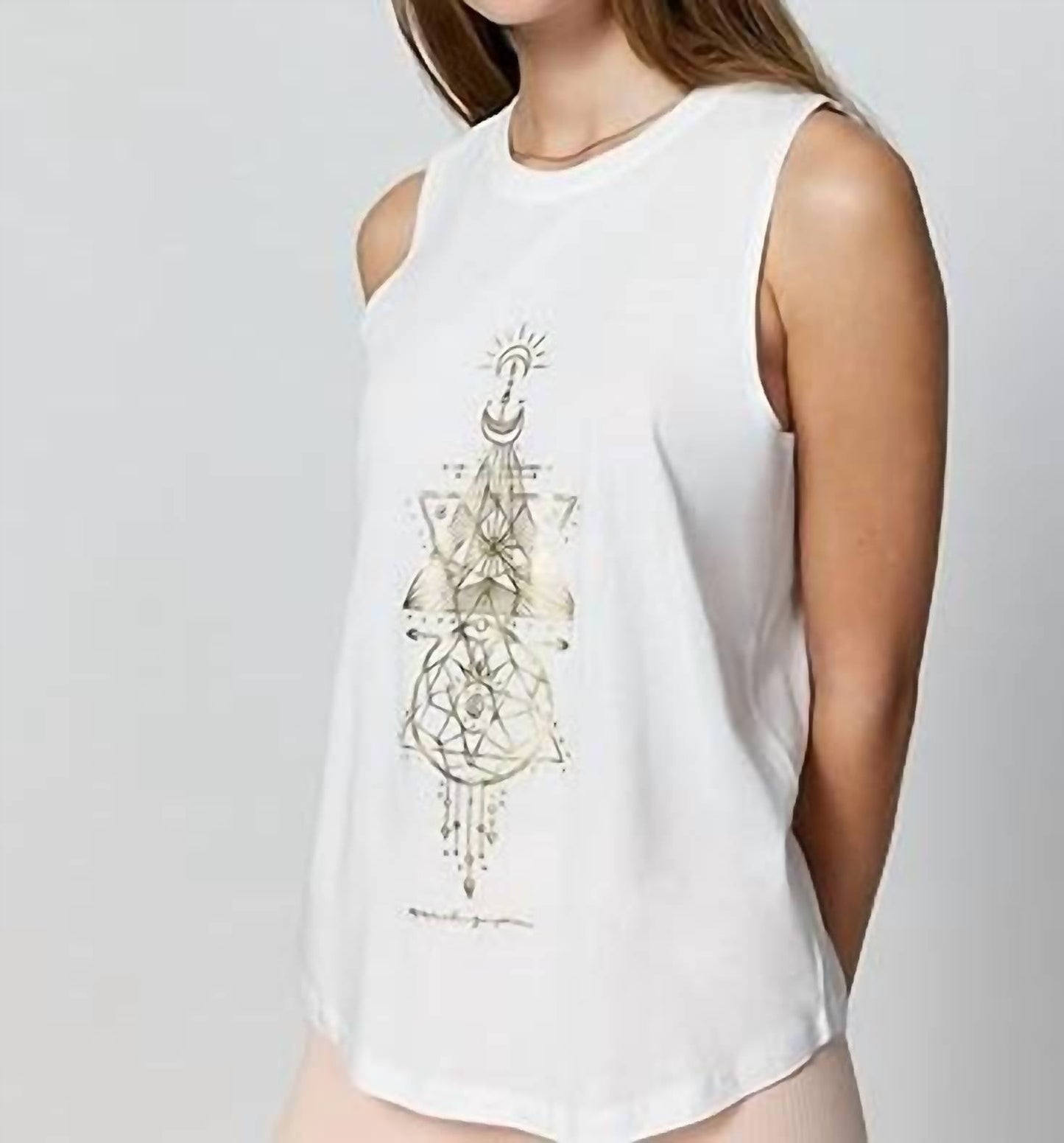 Spiritual Gangster - Sacred Geo Muscle Tank Top