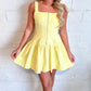 Day + Moon - Sunshine Twist Mini Dress