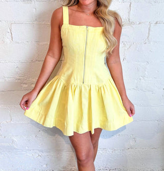 Day + Moon - Sunshine Twist Mini Dress