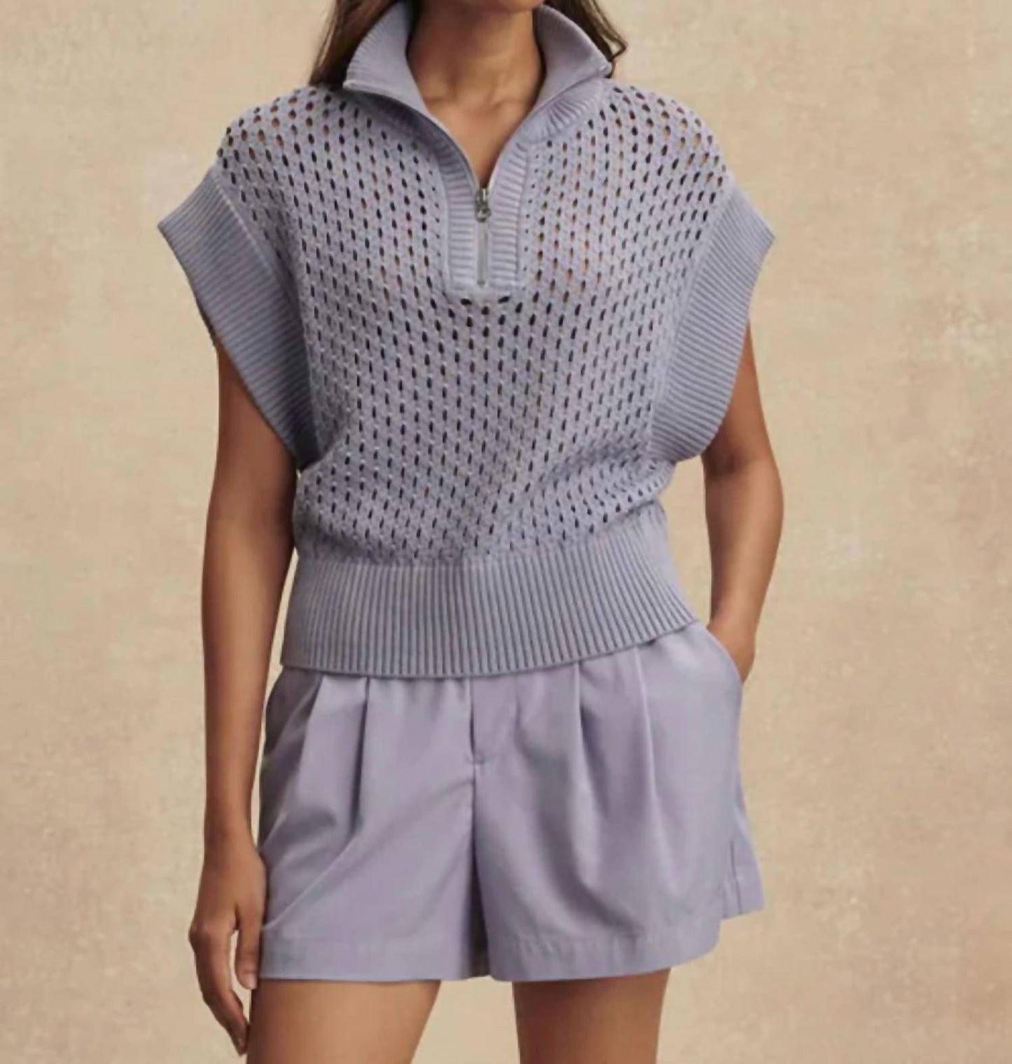 Varley - Gaines Half-zip Knit Top
