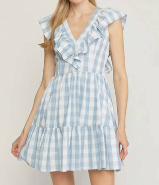 Entro - Gingham Dress
