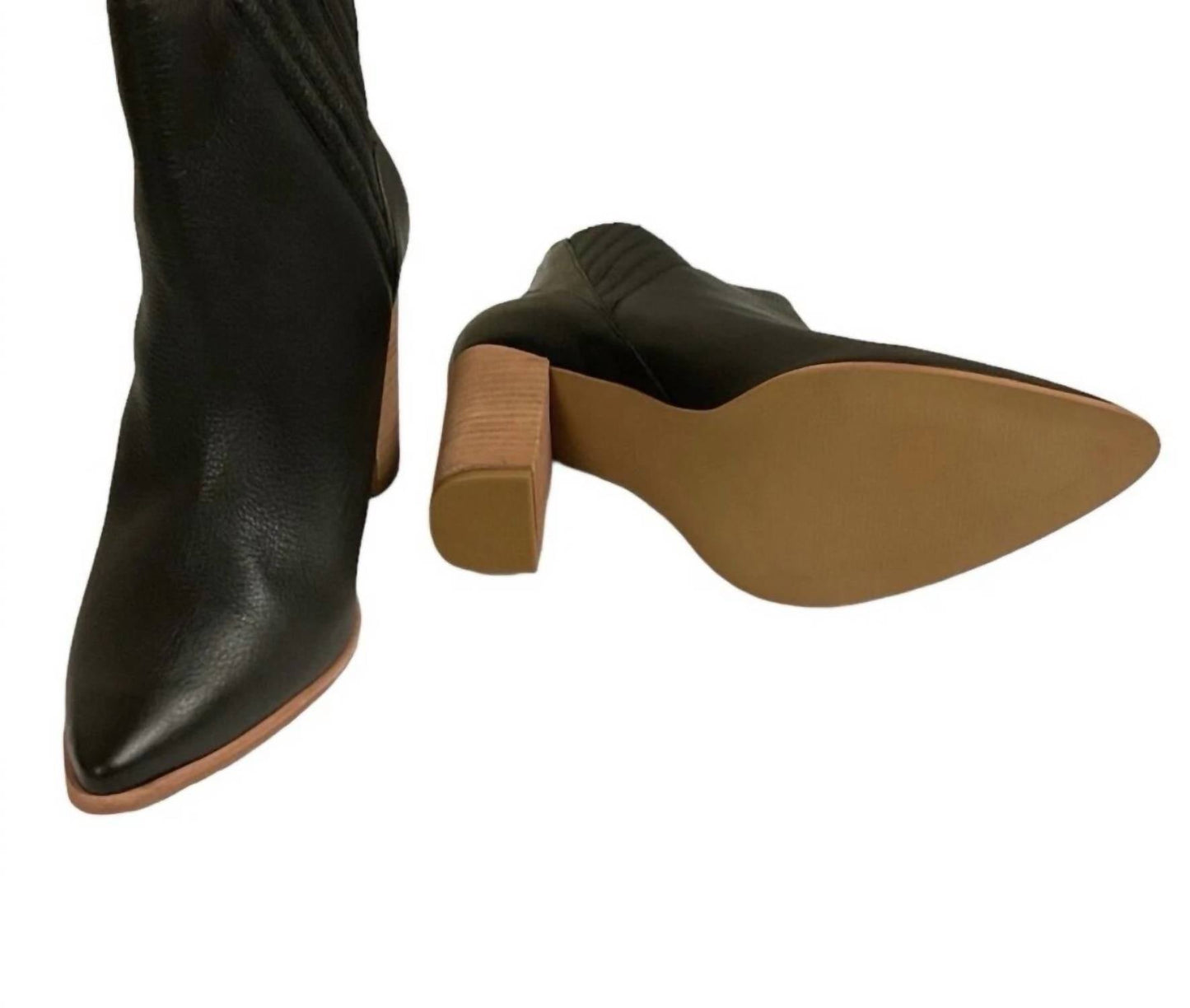 Kaanas - Women's Perm Leather Cowboy Ankle Boot