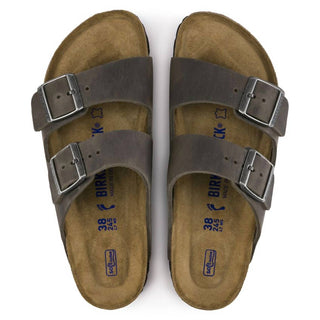 Birkenstock - Arizona Oiled Leather Soft Footbed Sandals - -unisex