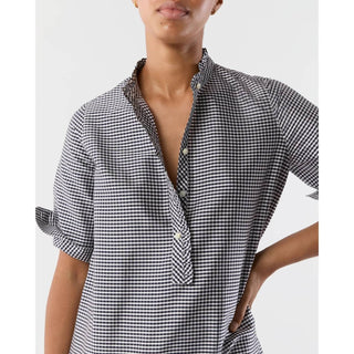 Ann Mashburn - Elbow Sleeve Frill Dress