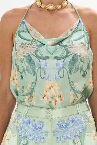 Camilla - Bias Halter Top