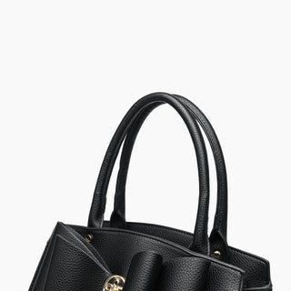 Like Dreams - Women's Poppy Bowtie Top Handle Satchel Bag