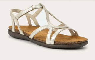 Naot - Women's Dorith Gold Radiant Leather Sandal