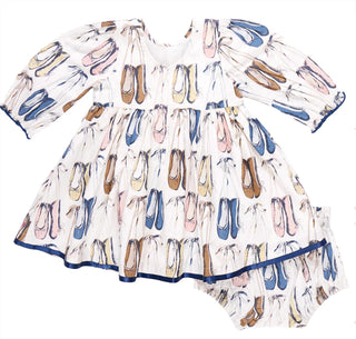 Pink Chicken - Girl's Ballet Slippers Amma Dress Set