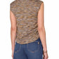 Democracy - Sleeveless Sweater With Side Ruching