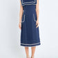 English Factory - Square Neckline Midi Dress