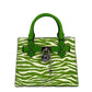 Michael Kors - Women's Hamilton Leather Zebra Print Satchel Crossbody