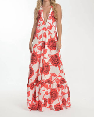 Steffany Milano - Romantic Rose Print Dress