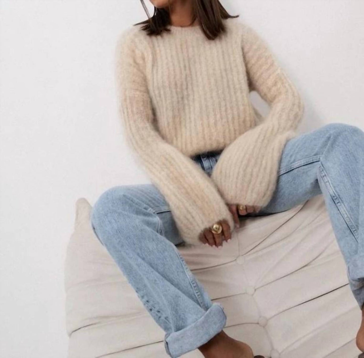 Mica - Icon Flared Sleeves One Size Sweater