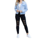 Julia Rose - The Jacqueline - High-Waisted Laser Cut / Cutout Leggings