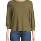 Sanctuary - Puff Sleeve Ribbed Top