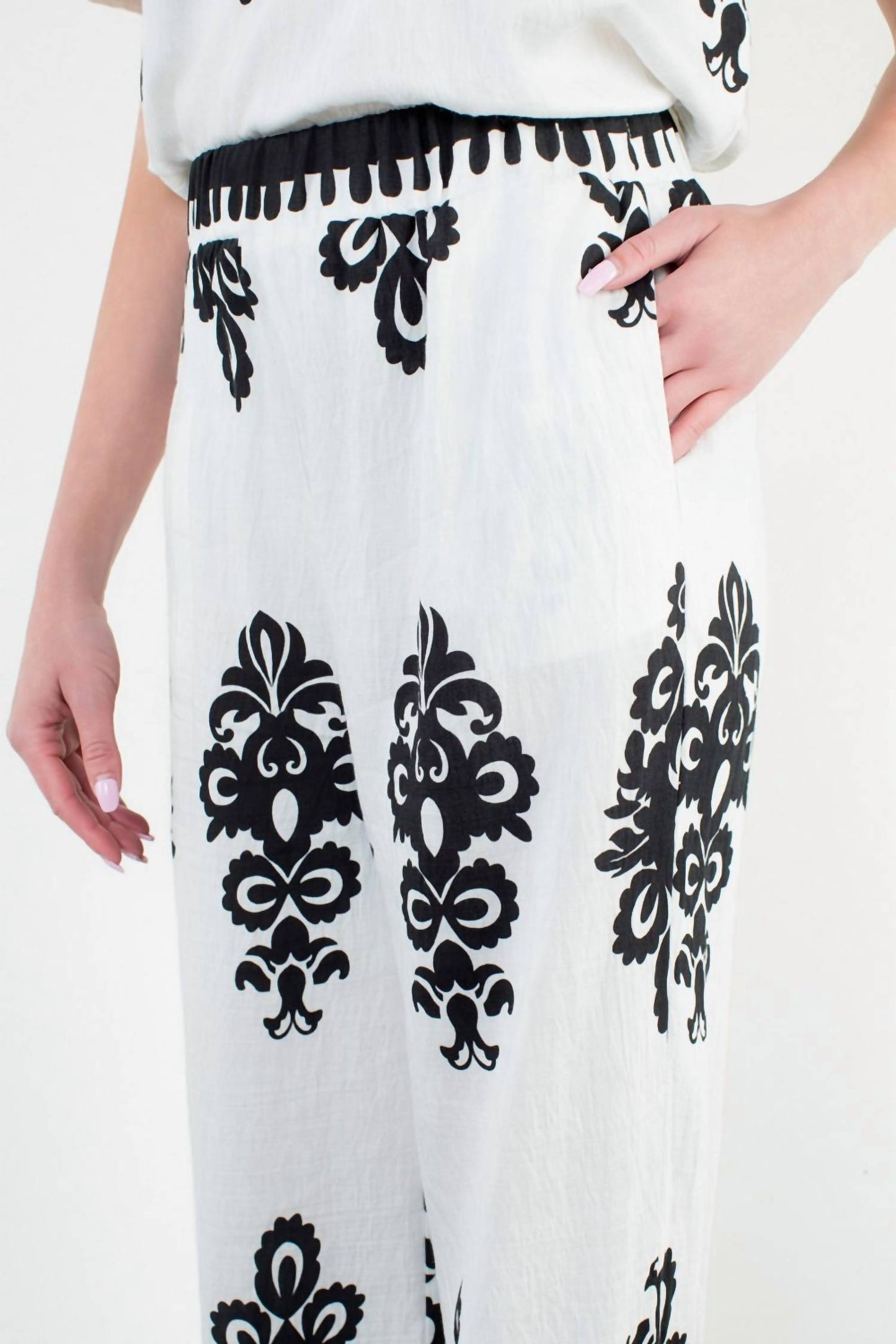 Thml - Wide Leg Print Pants