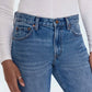 Pistola - Lexi Mid Rise Bowed Straight Jeans