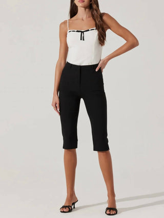 Astr - Cardin Slim Fit Capri Pants