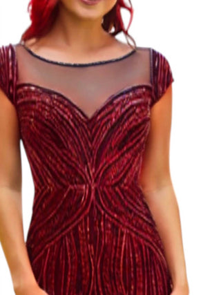 Adrianna Papell - Sequin Embellished Evening Gown