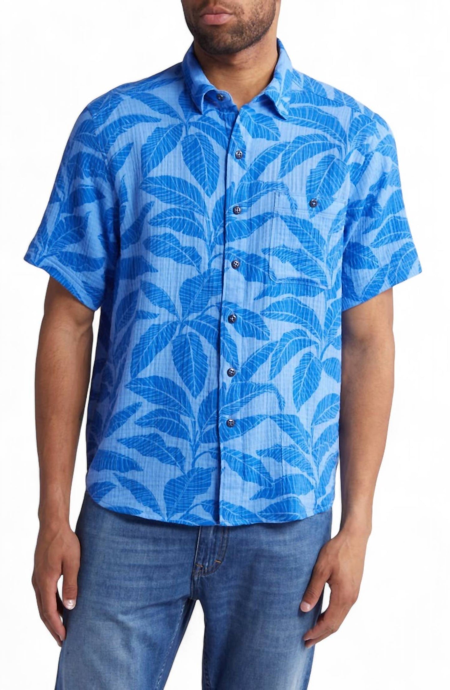Tommy Bahama - BEACHSIDE AZUL FROND BUTTON-UP SHIRT