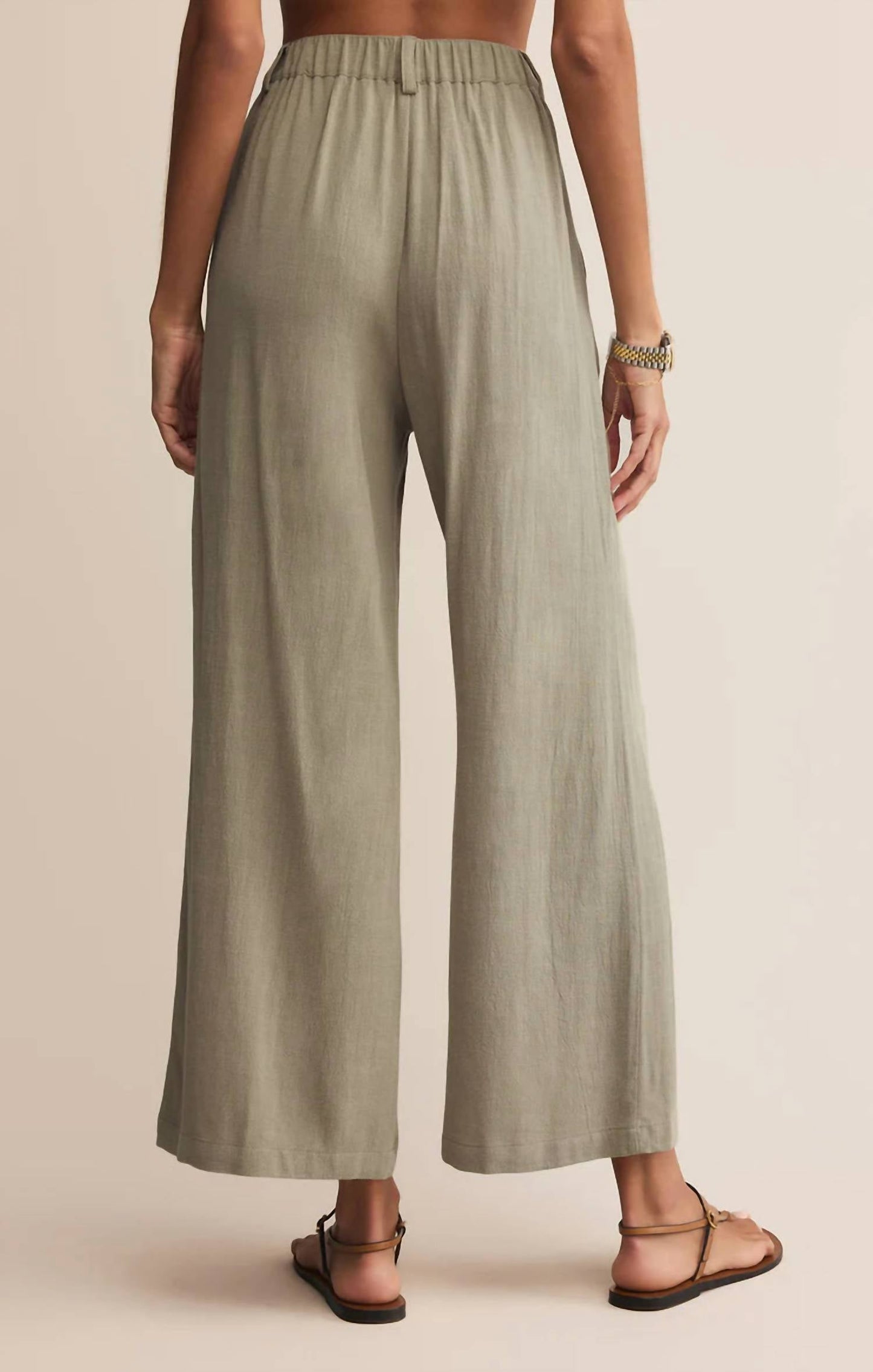 Z Supply - Vista Mid Rise Wide Leg Pants