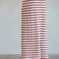 By Together - Striped Pencil Midi Skirt