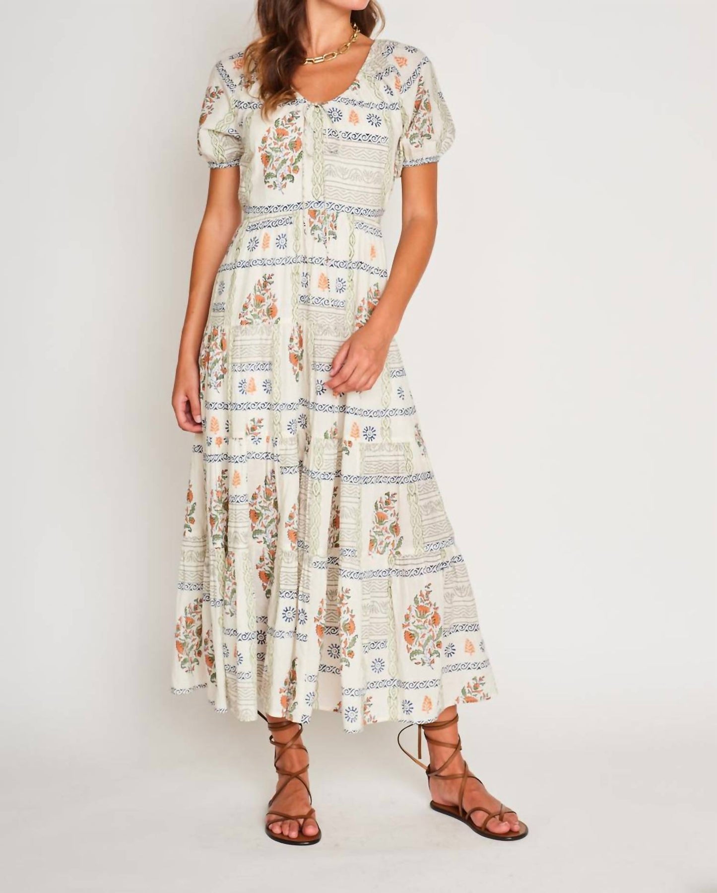 Dra Los Angeles - Ayana Desert Tile Maxi Dress