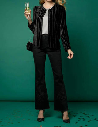 Coco + Carmen - Everstretch Baby Bootcut With Bottom Embroidery Jeans