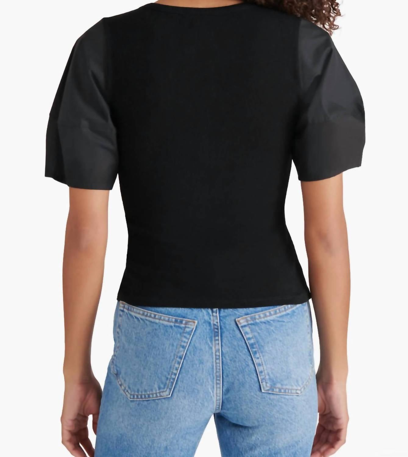 Steve Madden - Valetta Puffed Short Sleeve Top