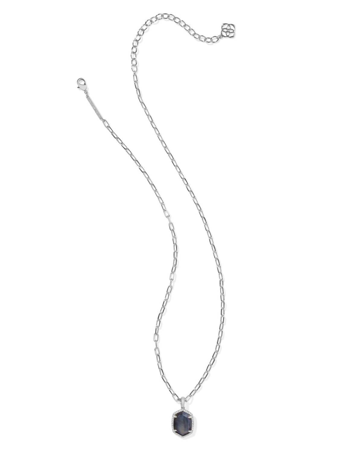Kendra Scott - Women's Daphne Pave Frame Short Pendant Necklace