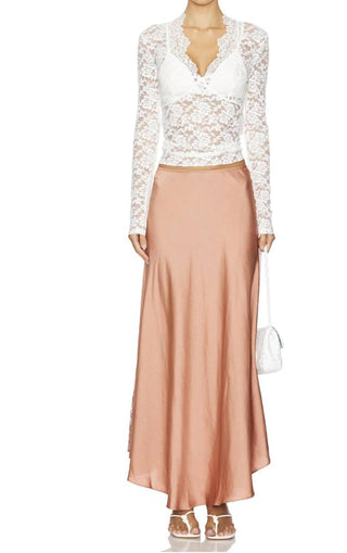 Free People - Make You Mine 1/2 Slip Maxi Skirt