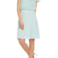 Adrianna Papell - Tie Neck Crepe Chiffon Dress