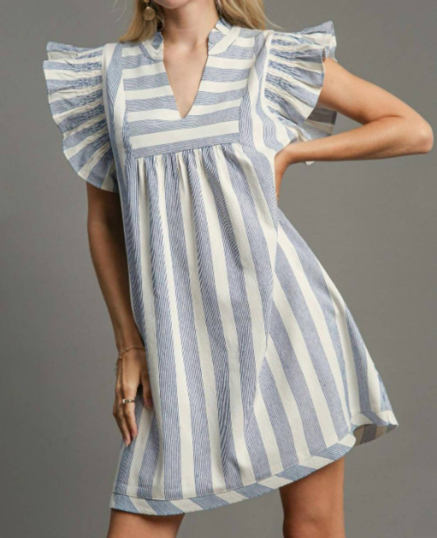 Umgee - Flutter Sleeve Dress
