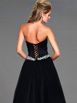 Mac Duggal - Lace Up Back Gown
