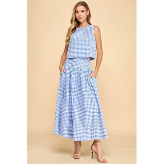Tcec - Anna Gingham Skirt