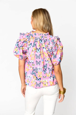 Buddylove - "Come Fly with Me" Butterfly Blouse