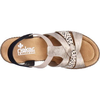 Rieker - Women's Rabea K3 High Heel Ankle Strap Sandal